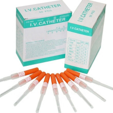 50 PCS Cuerpo esterilizado Pierdeo agujas Catéter de catéter Percing agujas